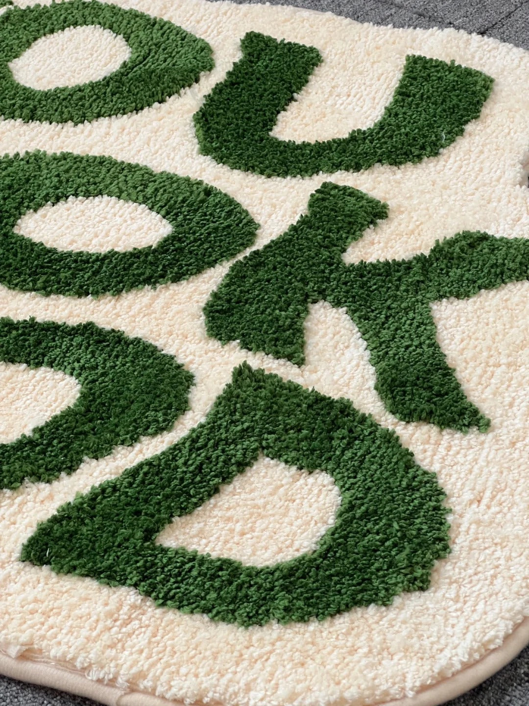 Modern Creative Rug for Bedroom Living Room Water-Absorbent Non-Slip Floor Mat