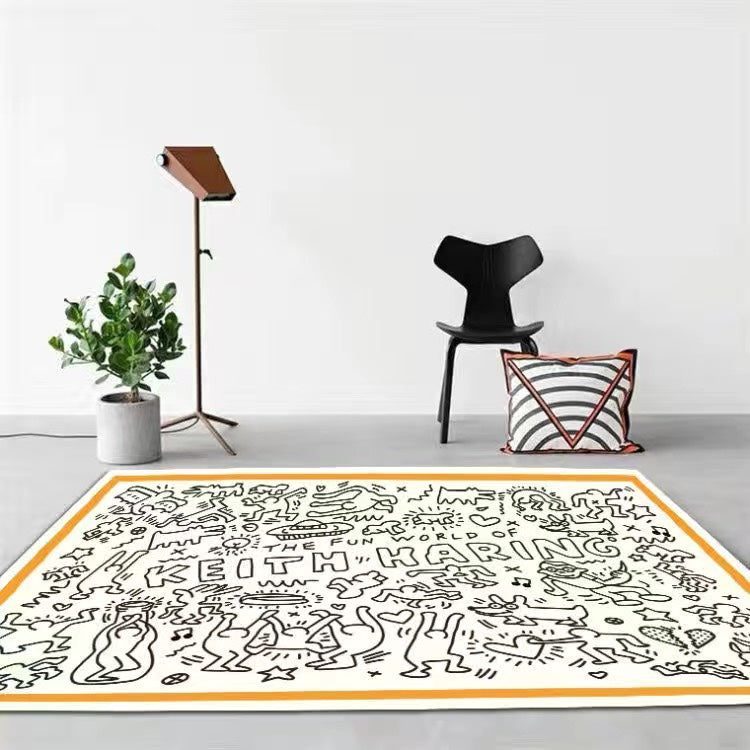 Cozy Washable Rug for Living Room Bedroom Kids Area Bedside or Entry Mat