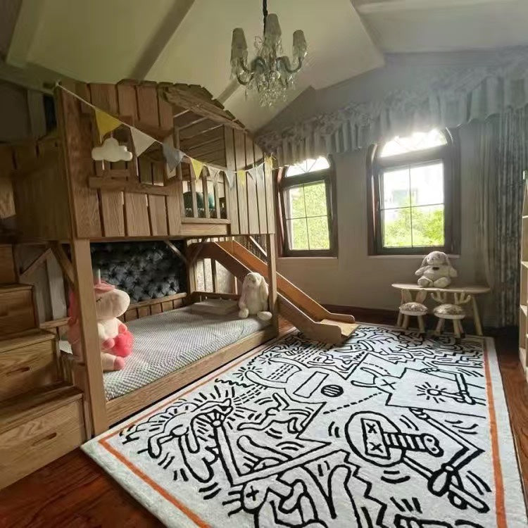 Cozy Washable Rug for Living Room Bedroom Kids Area Bedside or Entry Mat