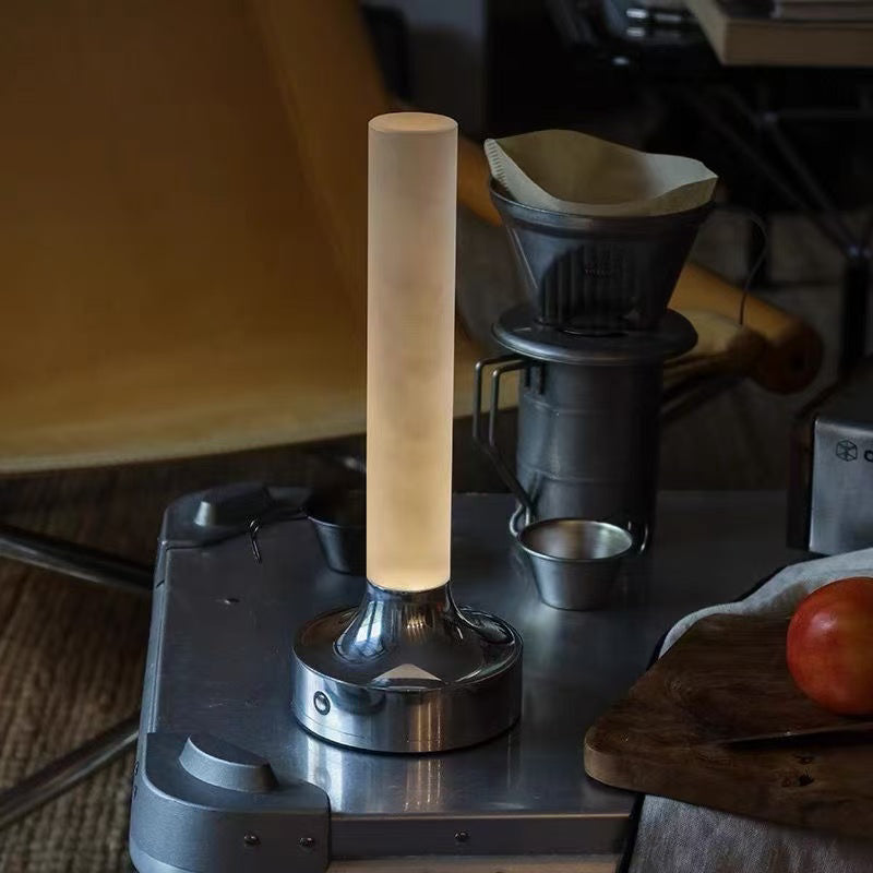 Retro Candle Rechargeable Night Lamp Warm Atmosphere Light for Bedroom or Bistro