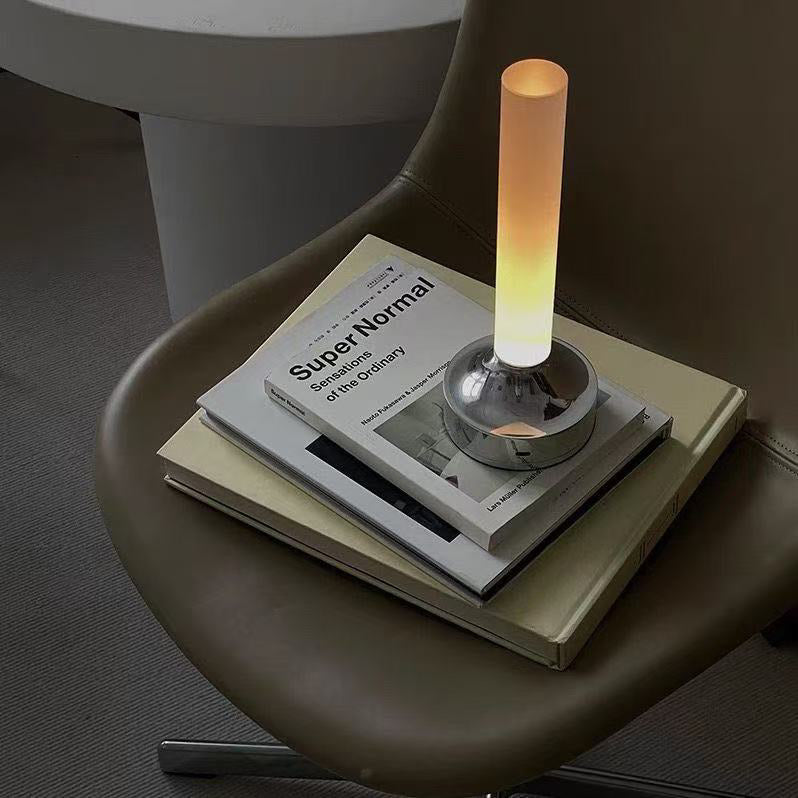 Retro Candle Rechargeable Night Lamp Warm Atmosphere Light for Bedroom or Bistro