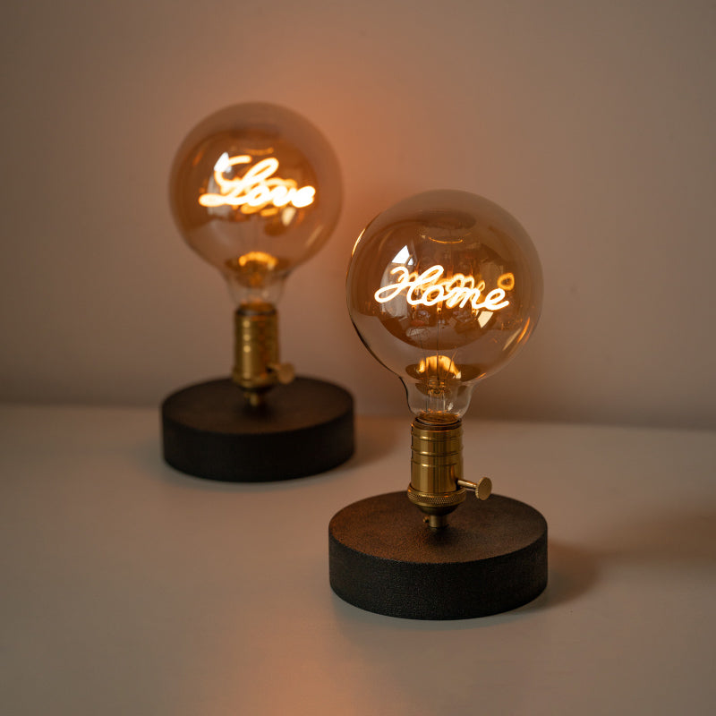 Creative Japanese LED Table Lamp with Rechargeable Bulb for Home Bedroom